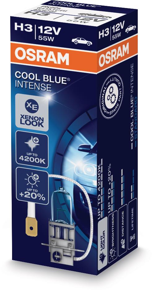 koplamp 12V 55W H3 COOL BLUE INTENSE