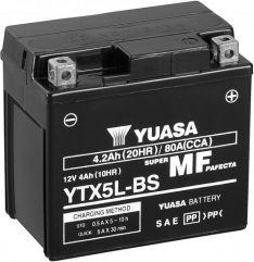 YUASA 12 V 4.2 Ah Battery YTX5L-BS