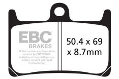 EBC BRAKE PADS Front FA380GPHHX SINTER Yamaha R6 '06-'19